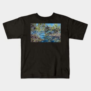 Laurieton mangroves - plein air Kids T-Shirt